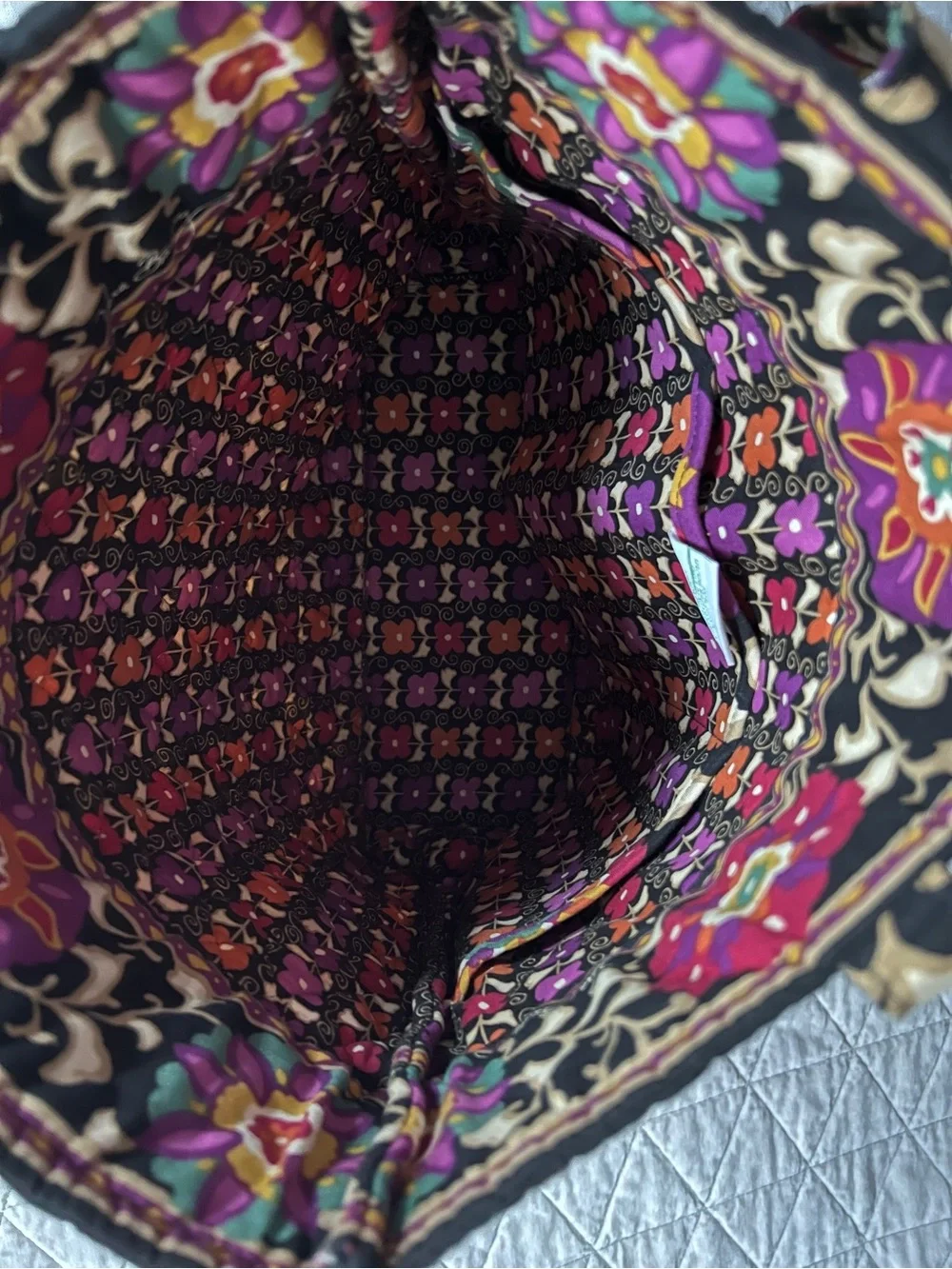 Vera Bradley Quilted Tote — Suzani (2011)
